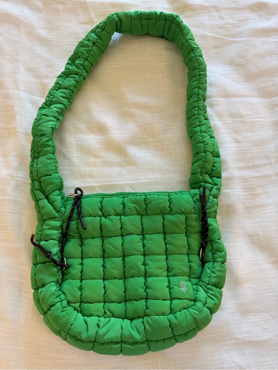 Free People Handbags - Free People FP Movement Quilted Caryall Sling Bag -Kelly Green